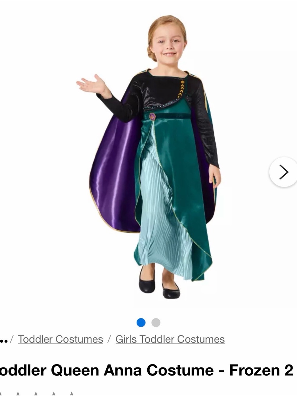 Toddler Queen Anna Costume - Frozen 2
